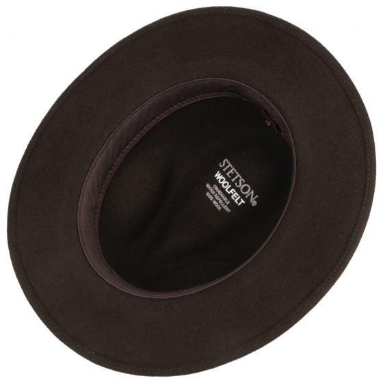 Kentucky Foldable Wool Felt Hat Brown - Stetson