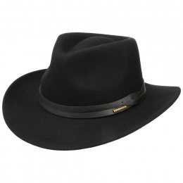 Black Wool Felt Western Hat - Stetson