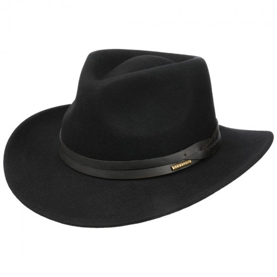 Western hat Felt wool Black - Stetson