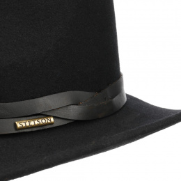 Black Wool Felt Western Hat - Stetson