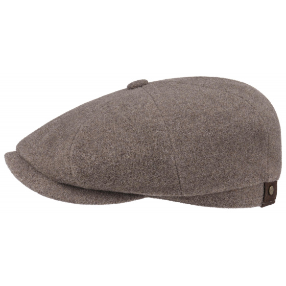 Hatteras Wool & Cashmere Camel Cap - Stetson Hatteras Wool & Cashmere Camel Cap - Stetson