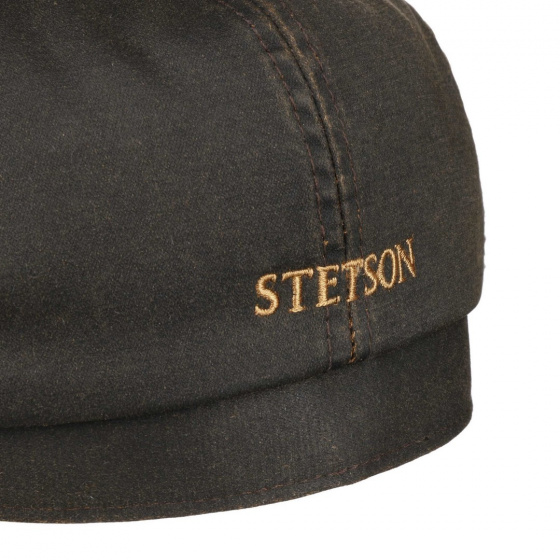 Casquette Hatteras Coton Cache-oreilles Marron - Stetson