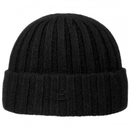Black Surth Cashmere Beanie - Stetson