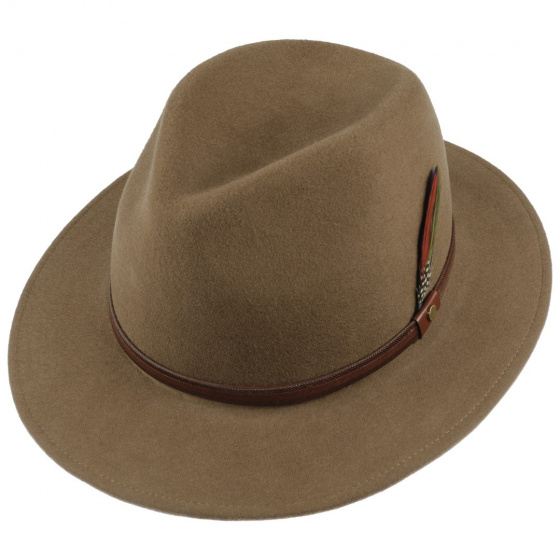 Chapeau Traveller Rantoul Marron Beige - Stetson Chapeau Traveller Rantoul Marron Beige - Stetson