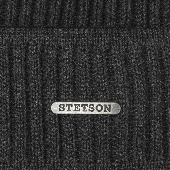 Parkman Anthracite Beanie - Stetson Parkman Anthracite Beanie - Stetson