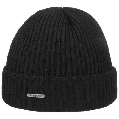 Parkman Lain Black Beanie - Stetson Reference: 250 | Traclet Hat Shop