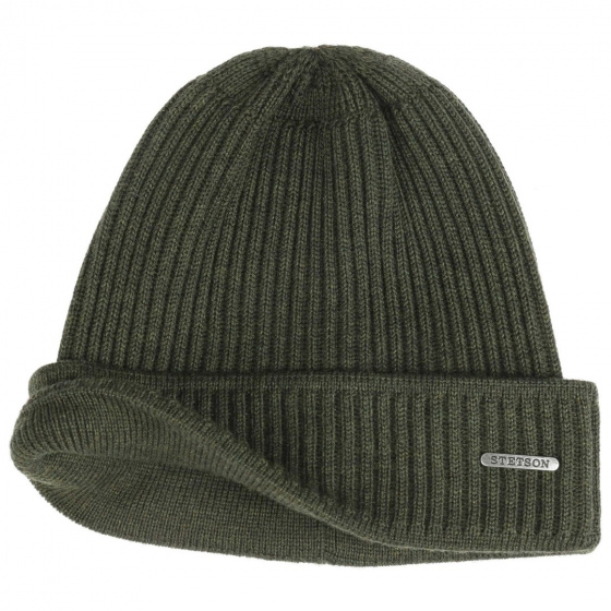 Stetson Green Wool Parkman Beanie