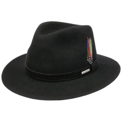 Chapeau Traveller Noir - Stetson Reference : 2776 | Chapellerie Traclet