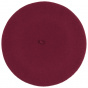 Burgundy Barascon Wool Beret - Traclet