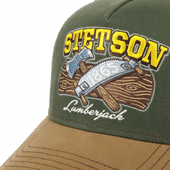 Casquette Trucker Lumberjack Vert sapin - Stetson