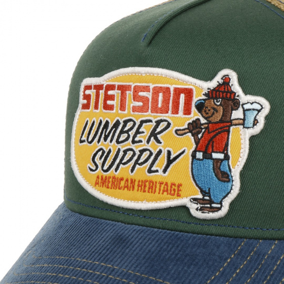Casquette Trucker Lumber Supply Vert - Stetson
