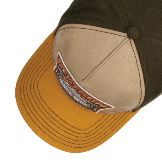 Stetson Hucksaw Cotton Beige Trucker Cap