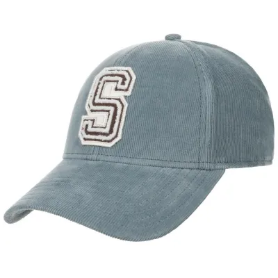 Blue Corduroy Baseball Cap - Stetson Reference: 18381 | Traclet Hat Shop