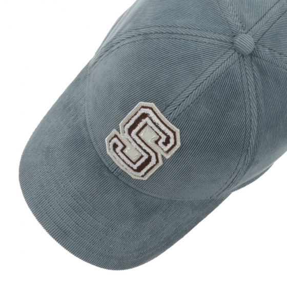 Casquette Baseball Corduroy Bleu - Stetson