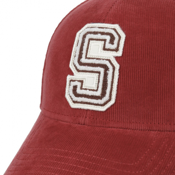 Casquette Baseball Corduroy Rouge - Stetson