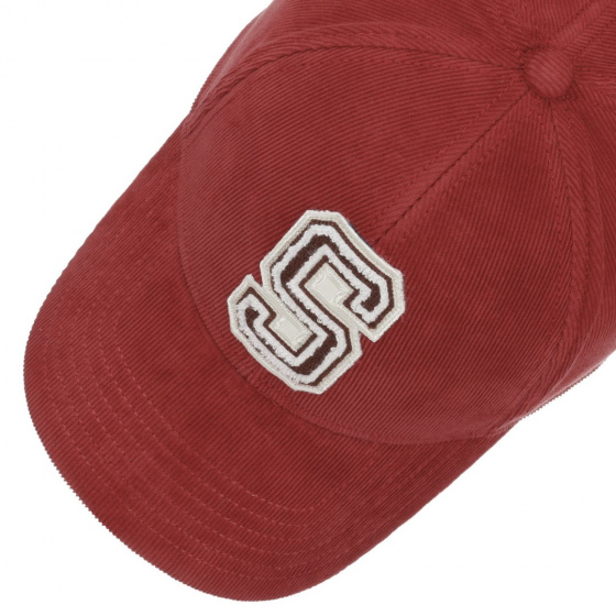 Casquette Baseball Corduroy Rouge - Stetson