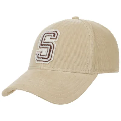Beige Corduroy Baseball Cap - Stetson Reference: 18383 | Traclet Hat Shop