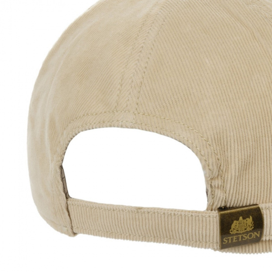 Casquette Baseball Corduroy Beige - Stetson