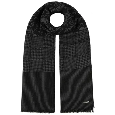 Floral Wool Scarf - Stetson Reference: 18389 | Traclet Hat Shop
