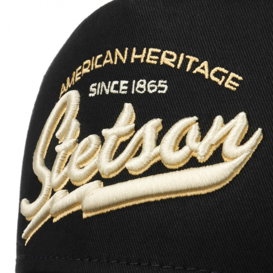 Casquette Baseball Trucker American Heritage Noir - Stetson