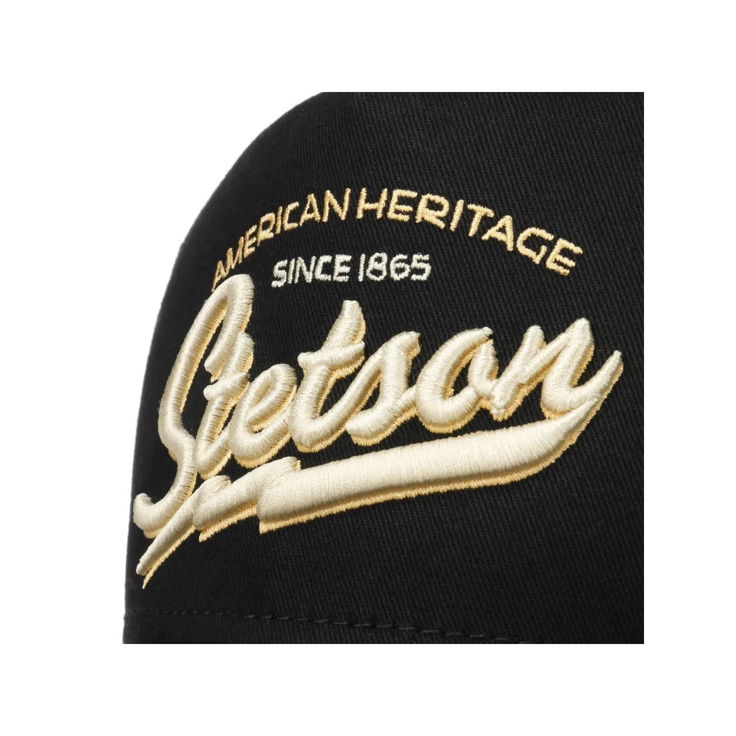 Casquette Baseball Trucker American Heritage noir- Stetson Reference : 11053 | Chapellerie Traclet