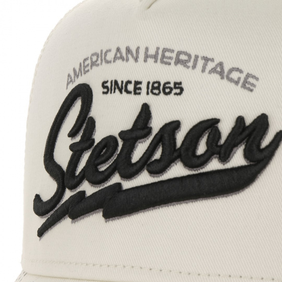 Baseball Trucker Cap American Heritage Orange - Stetson