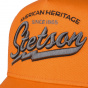 Casquette Baseball Trucker American Heritage Orange - Stetson