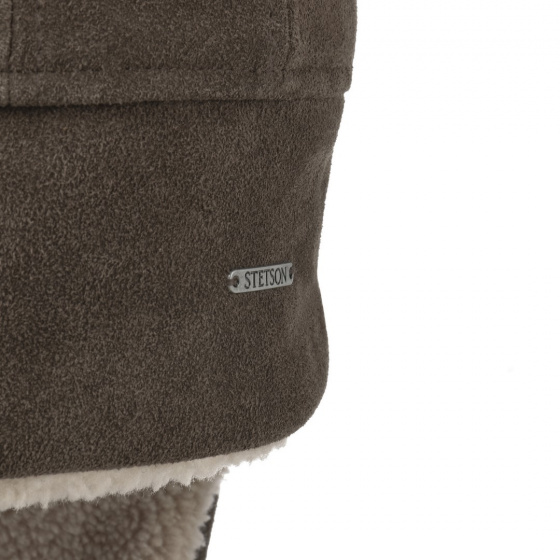 Brown Leather Sheffield Ushanka - Stetson