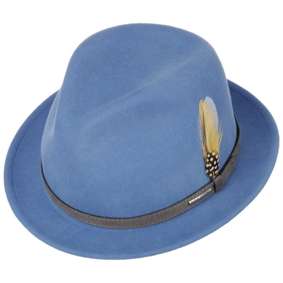 Chapeau Player Trinity Vitafelt Bleu Ciel - Stetson