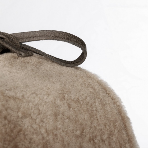 Chapka Aviateur Lambskin Cuir & Coton - Stetson