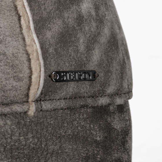 Chapka Aviateur Lambskin Cuir & Coton - Stetson