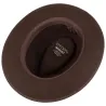 Chapeau Fedora Sandata Feutre Laine Marron - Stetson Reference : 13048 | Chapellerie Traclet