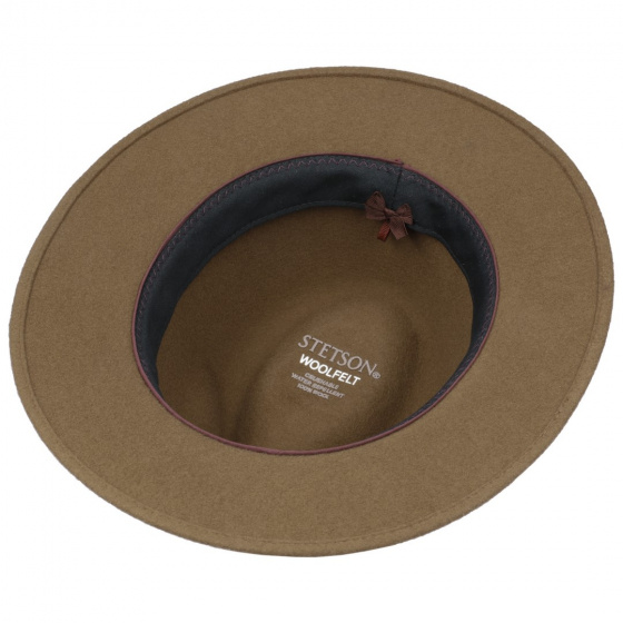 Stetson Traveller Ortenzo Wool Felt Hat Brown/Beige Stetson Traveller Ortenzo Wool Felt Hat Brown/Beige