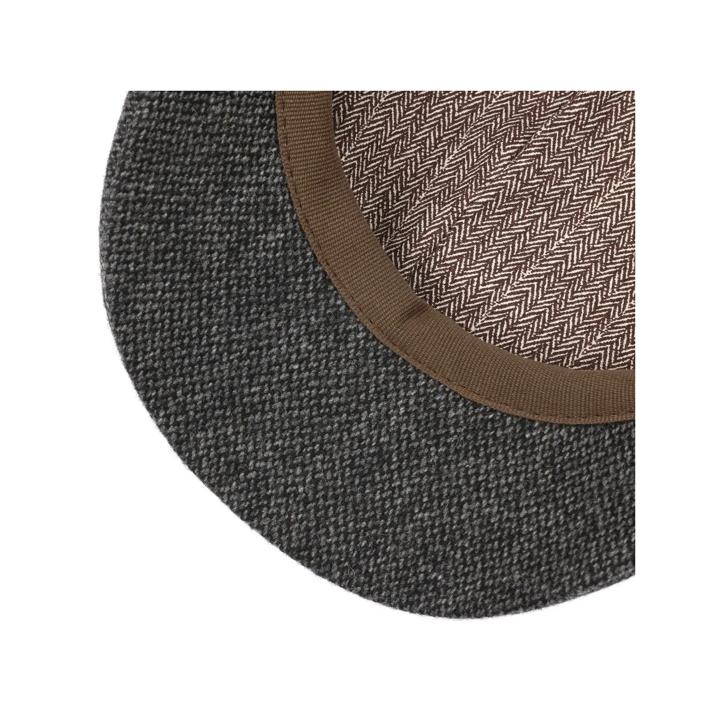 Casquette Bombée Orion Laine & Coton Gris Chiné - Stetson Reference : 12692 | Chapellerie Traclet