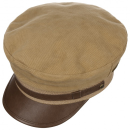 Casquette Marin Riders Soft Coton & Cuir Marron - Stetson