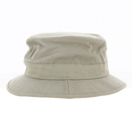 Beige Cotton Bucket Hat - Traclet