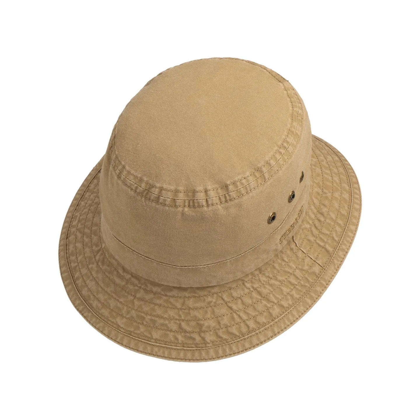 Bob Reston Taupe Coton Biologique - Bob anti uv UPF 40+- Stetson Reference : 9282 | Chapellerie Traclet
