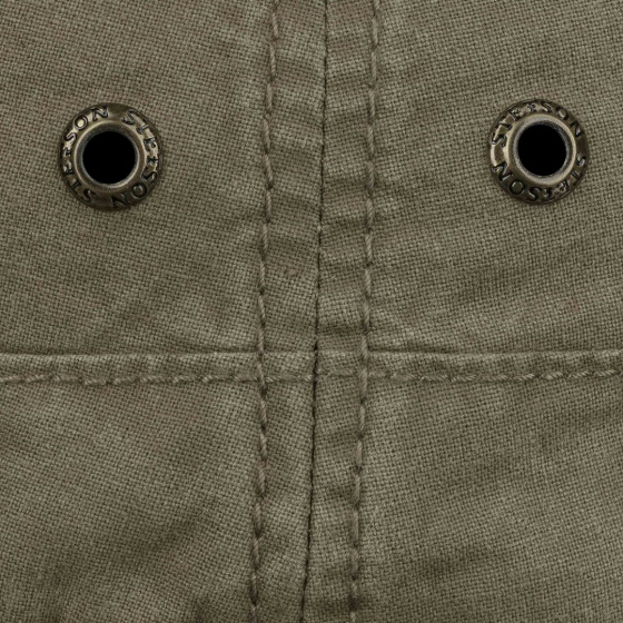 Chapeau Bob Ros Coton Biologique Kaki - Stetson