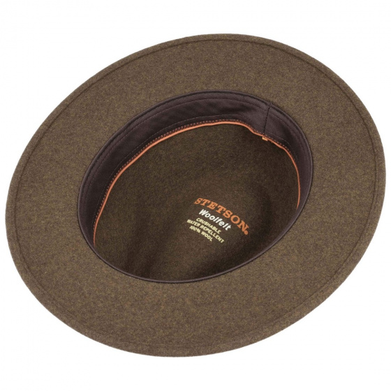 Chapeau Powell Woolfelt Marron - Stetson Chapeau Powell Woolfelt Marron - Stetson