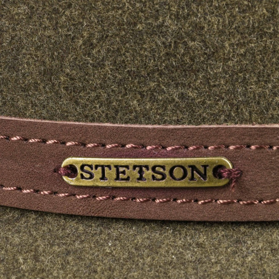 Chapeau Powell Woolfelt Kaki - Stetson