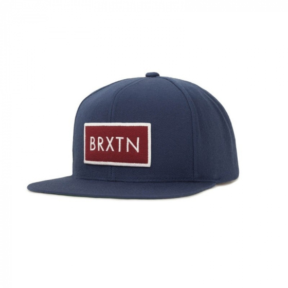 Casquette Rift Snap Back Indigo et Rouge - Brixton