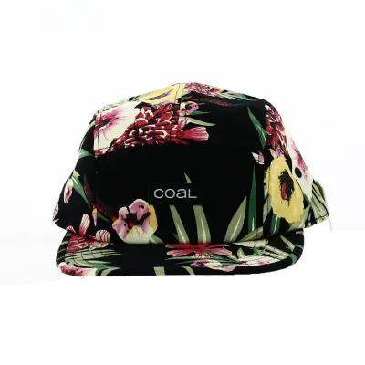 Casquette The Richmond Floral Noir - Coal Reference : 18402 | Chapellerie Traclet
