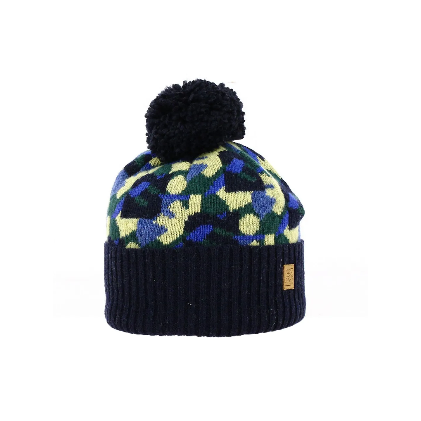 Bonnet à Pompon Marine - Stetson x Feebles Reference : 18414 | Chapellerie Traclet
