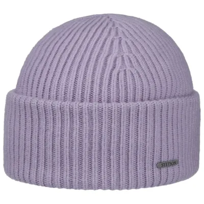 Lilac Percy Wool Beanie - Stetson Reference: 18417 | Traclet Hat Shop