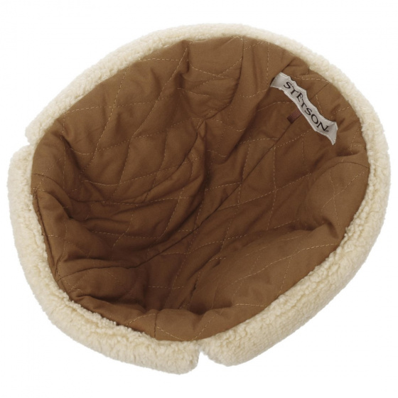 Green Plaid Wool Bomber Ushanka - Stetson