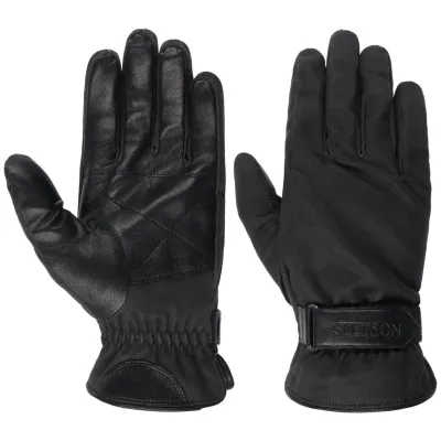 Gants de Conduite Cuir Chèvre Noir - Stetson Reference : 18425 | Chapellerie Traclet
