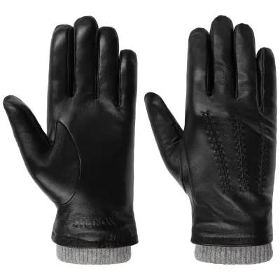 Gants de Conduite Cuir Mouton Noir - Stetson Reference : 18426 | Chapellerie Traclet