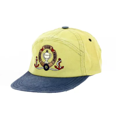 Casquette Baseball Yacht Club Jaune - Torpedo Reference : 18430 | Chapellerie Traclet