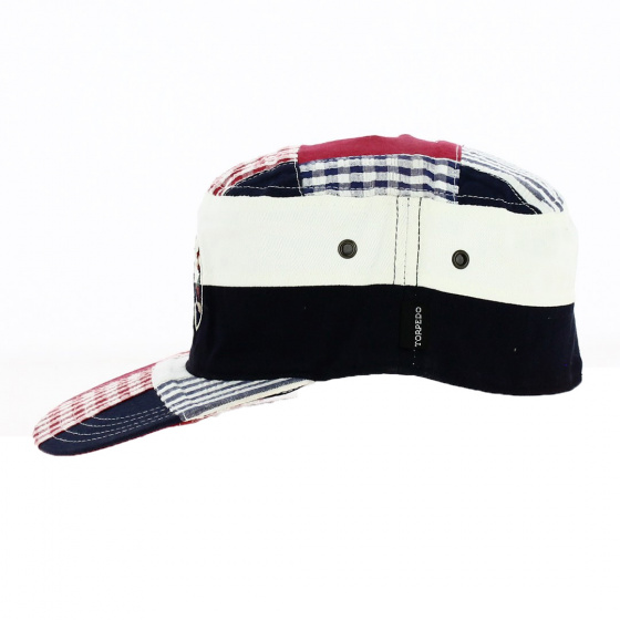 Casquette Baseball Ancre Bleu et rouge - Torpedo