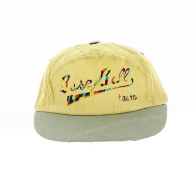 Casquette Baseball Team Jaune & Vert - Torpedo Reference : 18436 | Chapellerie Traclet